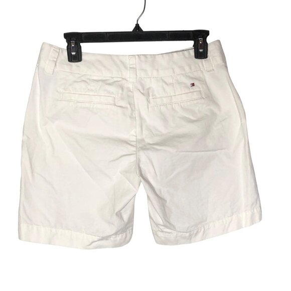 TOMMY HILFIGER WHITE CHINO SHORTS SZ 2 - Picture 3 of 6